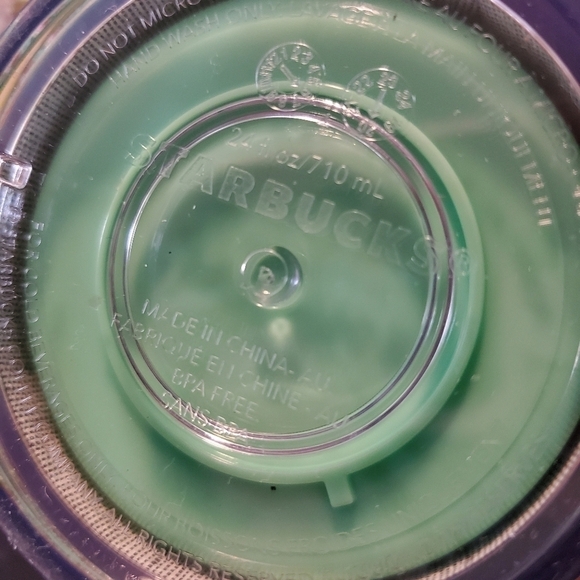 Starbucks Holiday Glitter Introduced in 2020 24 oz. TALL TUMBLER W/Screw on Lid - Picture 12 of 12